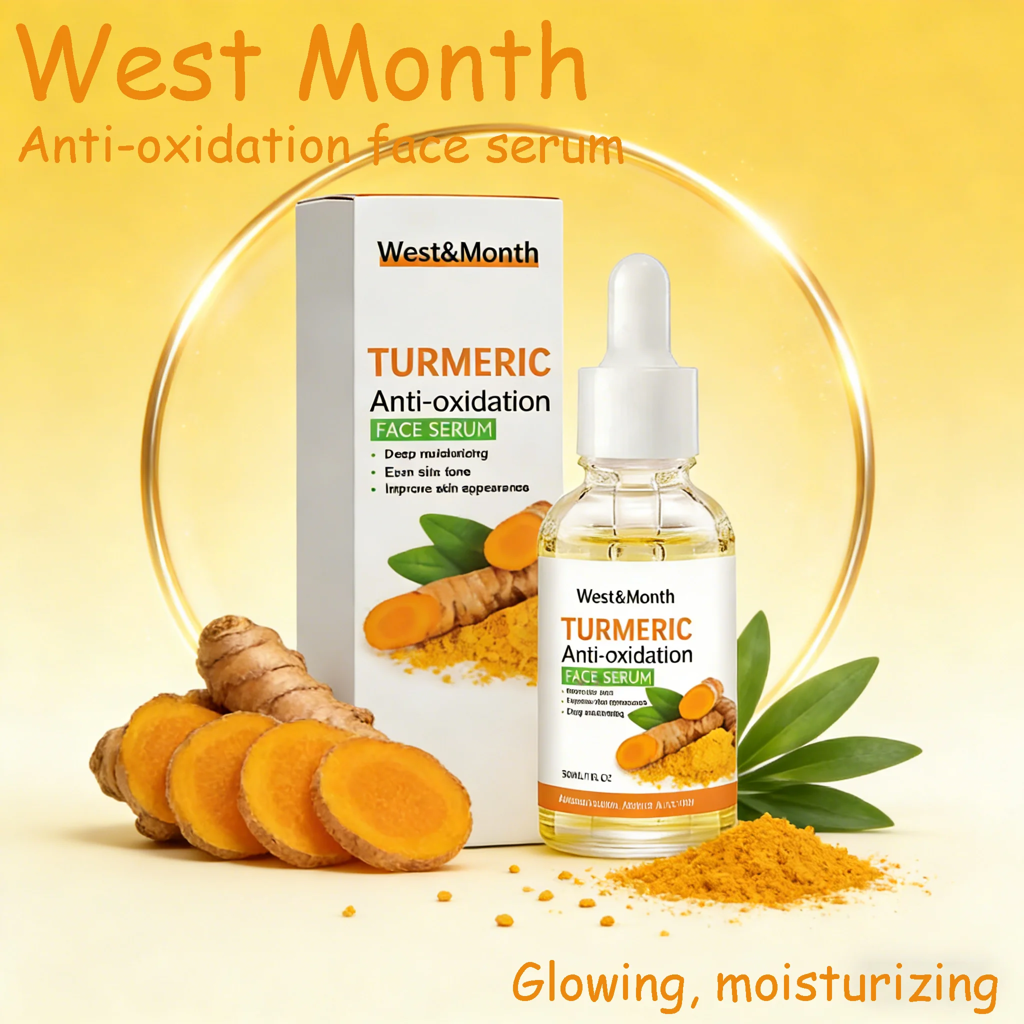 Turmeric Facial Serum Brightening Dark Spot Corrector Serum Moisturizing Anti-oxidant Remove Acne Scar Glowing Facial Serum
Turmeric Facial Serum Brightening Dark Spot Corrector Serum Moisturizing Anti-oxidant Remove Acne Scar Glowing Facial Serum