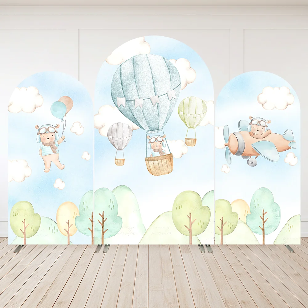 Bear Party Supplies Arch Backdrop Cover Hot Air Balloons Party Boy First Birthday Chiara Wall Photography Background Doubleside
Bear Party Supplies Arch Backdrop Cover Hot Air Balloons Party Boy First Birthday Chiara Wall Photography Background Doubleside