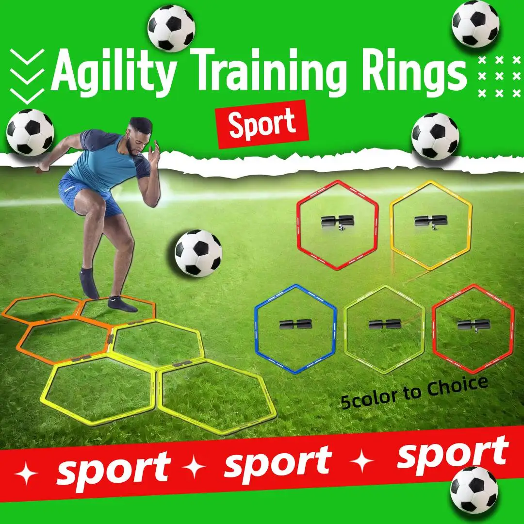 5Pcs Agility Training Rings 19.69inch Speed Agility Training Rings Sport futbol Training Gym Outdoor Sports Equipment
5Pcs Agility Training Rings 19.69inch Speed Agility Training Rings Sport futbol Training Gym Outdoor Sports Equipment