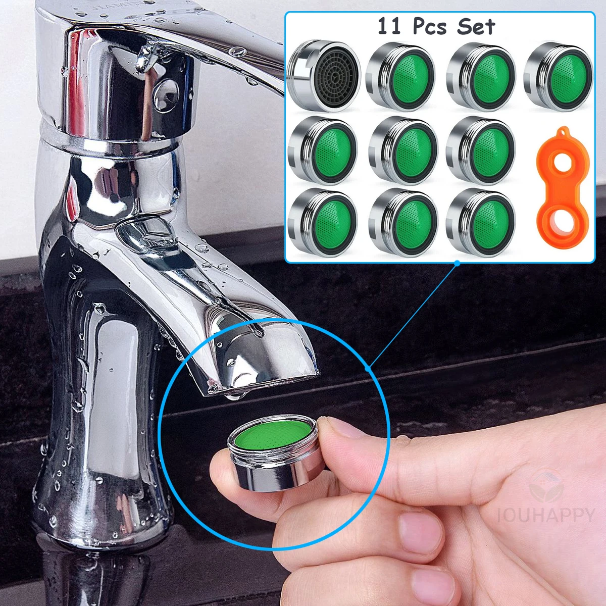 Water Saving Faucet Aerator Replaceable Filter Mixed Nozzle New 10 Pcs Set M24 24mm Thread Bathroom Faucet Bubbler Accessories
Water Saving Faucet Aerator Replaceable Filter Mixed Nozzle New 10 Pcs Set M24 24mm Thread Bathroom Faucet Bubbler Accessories