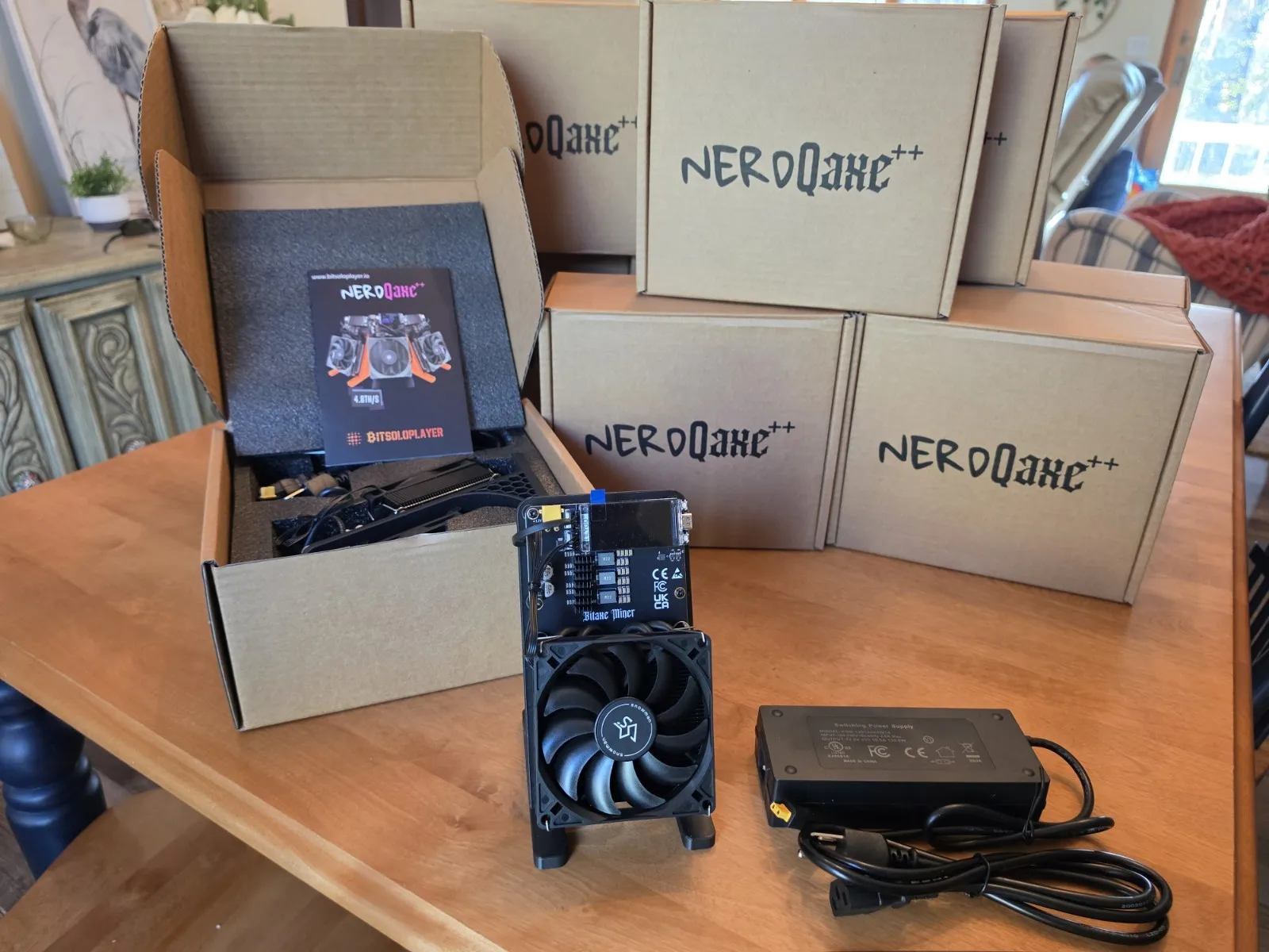 AS BUY 2 GET 1 FREE New NerdQaxe++ Rev6 Bitcoin Miner with PSU
AS BUY 2 GET 1 FREE New NerdQaxe++ Rev6 Bitcoin Miner with PSU