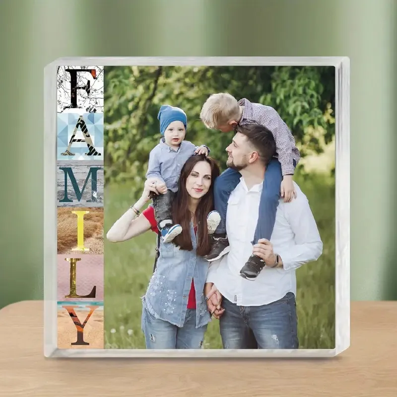 Customized Acrylic Photo Frame - Silver Mirrored Desktop Picture Stand | Personalized Photo Decor & Commemorative Keepsake
Customized Acrylic Photo Frame - Silver Mirrored Desktop Picture Stand | Personalized Photo Decor & Commemorative Keepsake