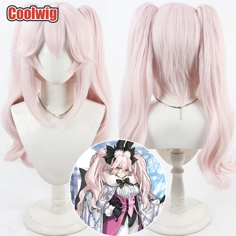 Coolwig Synthetic Hair Koyanskaya of Light Cosplay Wigs Fate FGO Halloween 60cm Long Wavy Light Pink Ponytail Wig Heat Resistant
Coolwig Synthetic Hair Koyanskaya of Light Cosplay Wigs Fate FGO Halloween 60cm Long Wavy Light Pink Ponytail Wig Heat Resistant
