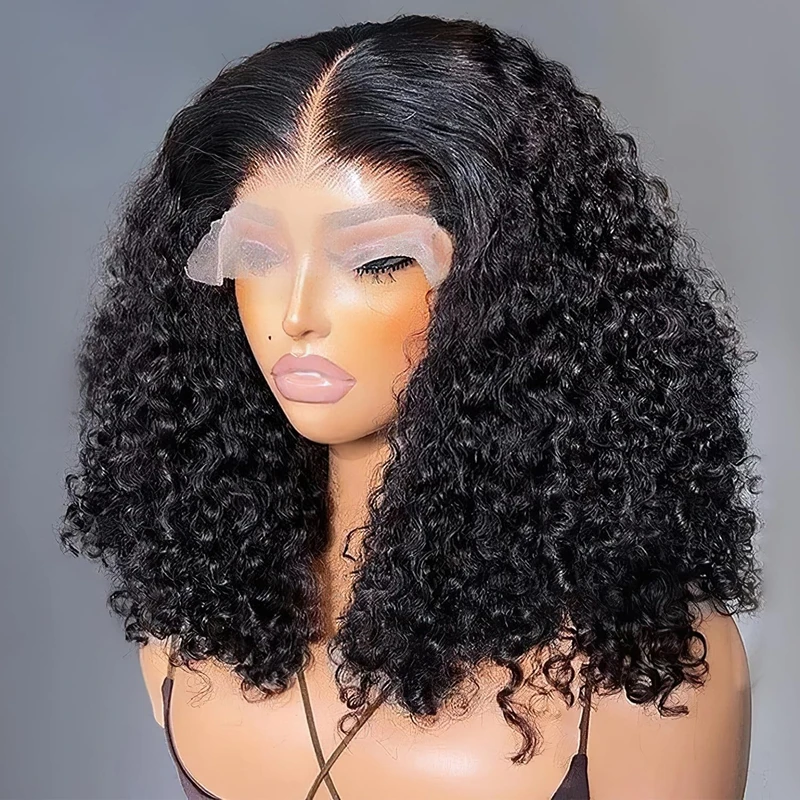 Deep Wave Lace Bob Wigs Human Hair 13x4 4X4 Lace Human Hair Pre Plucked With Baby Hair 250% Density Curly Bob Wigs For Women
Deep Wave Lace Bob Wigs Human Hair 13x4 4X4 Lace Human Hair Pre Plucked With Baby Hair 250% Density Curly Bob Wigs For Women