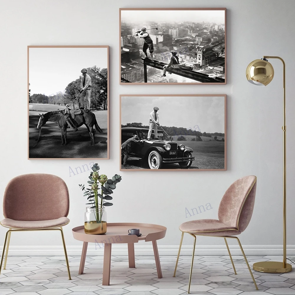 Vintage Golf On A Skyscraper Photography Art Poster and Prints Wall Canvas Painting Sport Art Picture for Living Room Home Decor
Vintage Golf On A Skyscraper Photography Art Poster and Prints Wall Canvas Painting Sport Art Picture for Living Room Home Decor