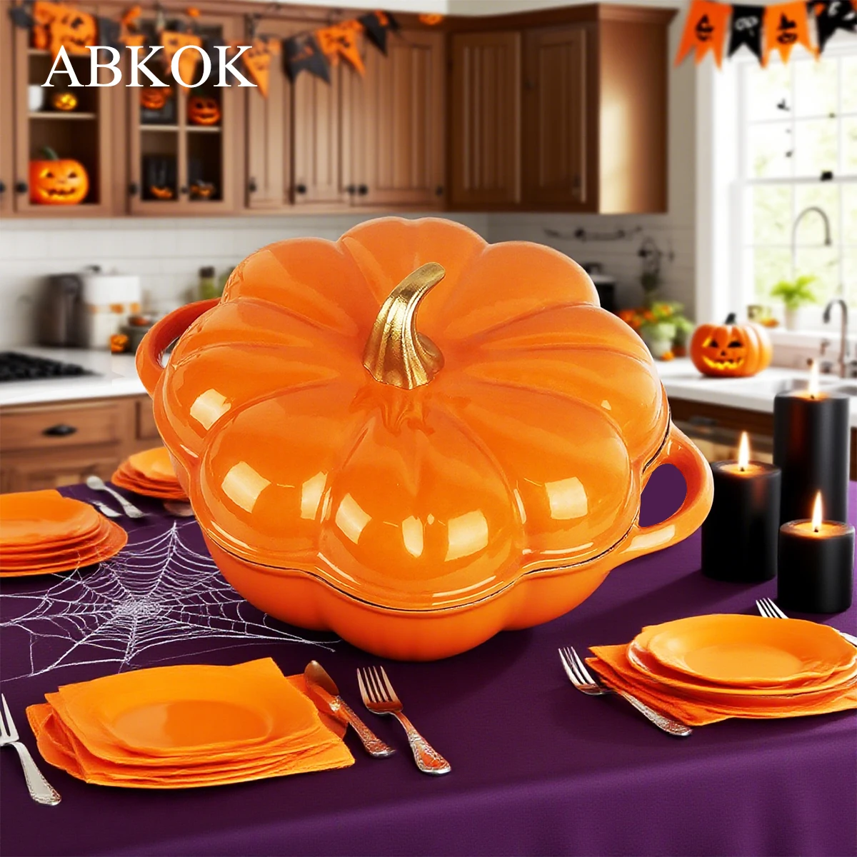 Pumpkin Dutch Oven Pot With Lid-Enamel Cast Iron Soup Pot 2.8QT-Suitable for All Stove Tops,Thanks Giving Christmas Gift Decor
Pumpkin Dutch Oven Pot With Lid-Enamel Cast Iron Soup Pot 2.8QT-Suitable for All Stove Tops,Thanks Giving Christmas Gift Decor
