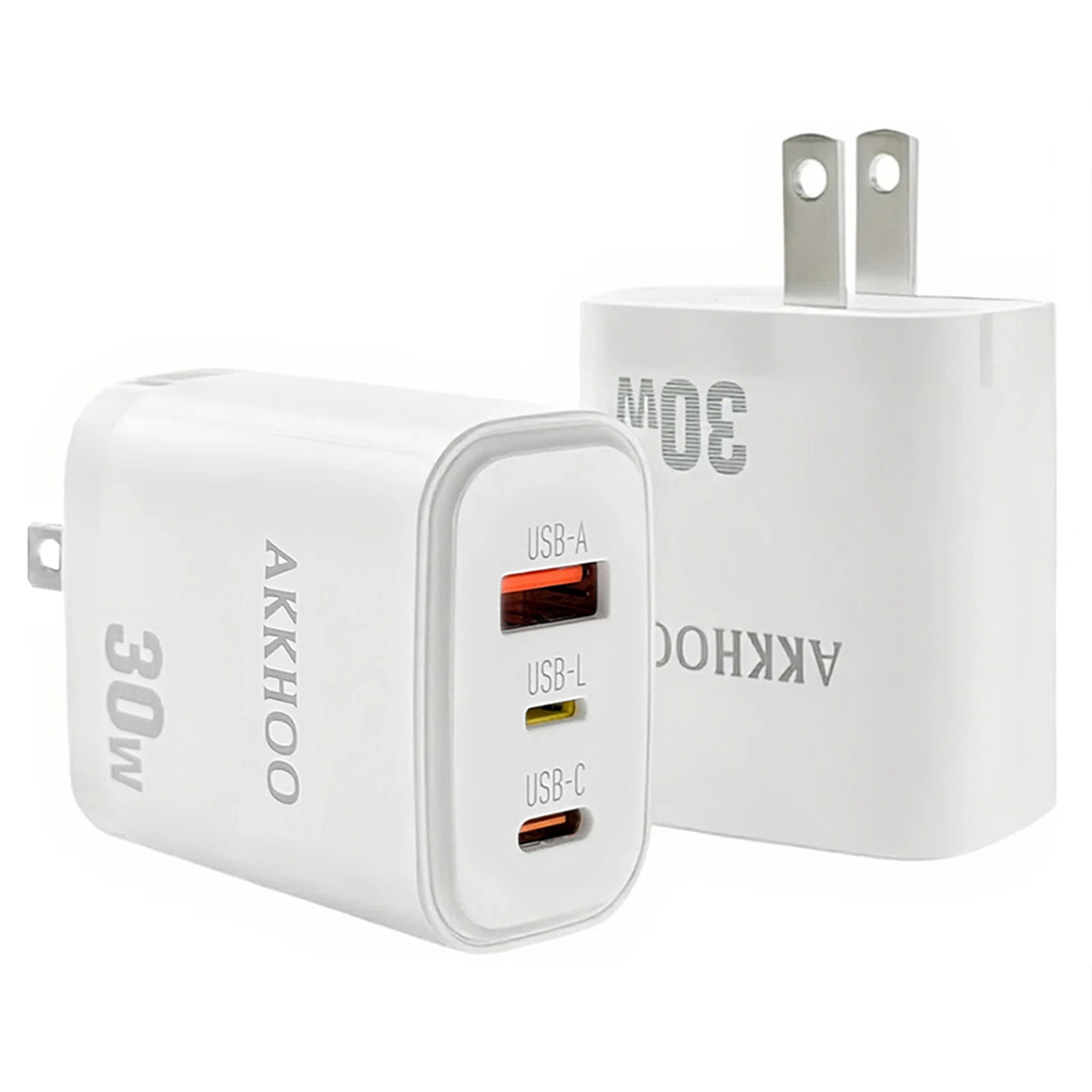Smart fast charging plug (without data cable), bidirectional reversible charging technology, suitable for Apple/Android devices
Smart fast charging plug (without data cable), bidirectional reversible charging technology, suitable for Apple/Android devices