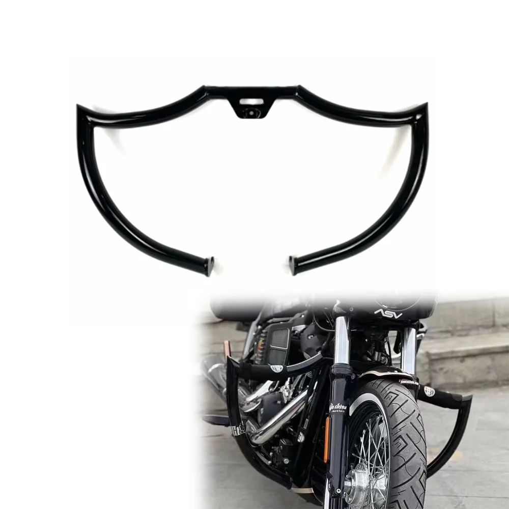 Motorcycle 1.5inch Horn Protection Bumper Highway Engine Guard Crash Bar for Harley Softail Breakout Street Bob Fat Boy Deluxe
Motorcycle 1.5inch Horn Protection Bumper Highway Engine Guard Crash Bar for Harley Softail Breakout Street Bob Fat Boy Deluxe