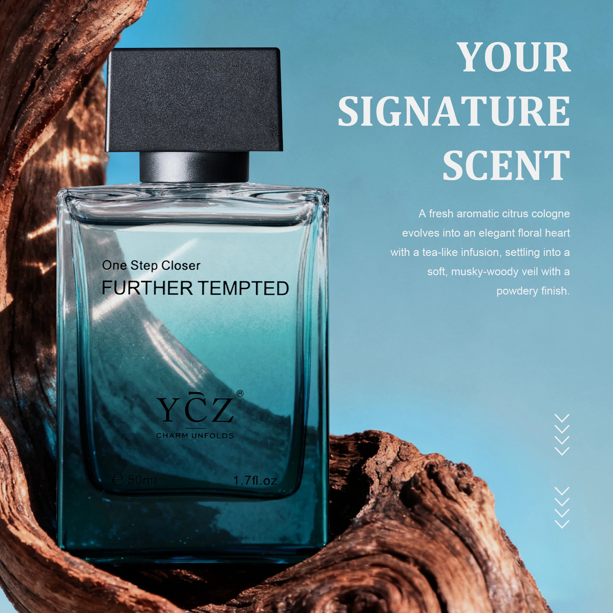 Ycz Charm Unfolds Perfume for Men, 1.7 oz. Long Lasting Eau De Parfum Cologne For Men, Oriental Woody Fragrance -Ideal Gift
Ycz Charm Unfolds Perfume for Men, 1.7 oz. Long Lasting Eau De Parfum Cologne For Men, Oriental Woody Fragrance -Ideal Gift