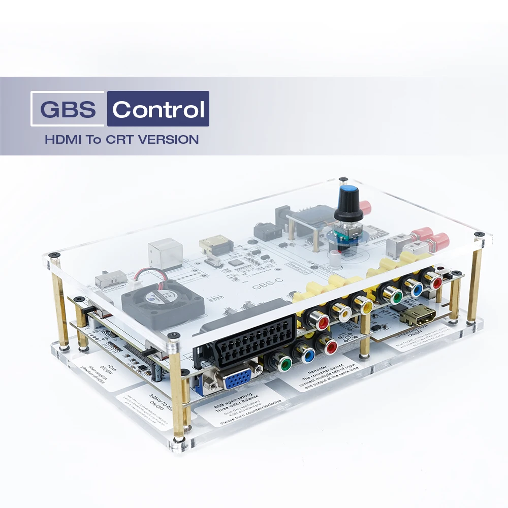 GBS Control GBS-C Pro Scaler HDMI to CRT Converter Downscaling for Color Monitor for Retro Video Game Console
GBS Control GBS-C Pro Scaler HDMI to CRT Converter Downscaling for Color Monitor for Retro Video Game Console