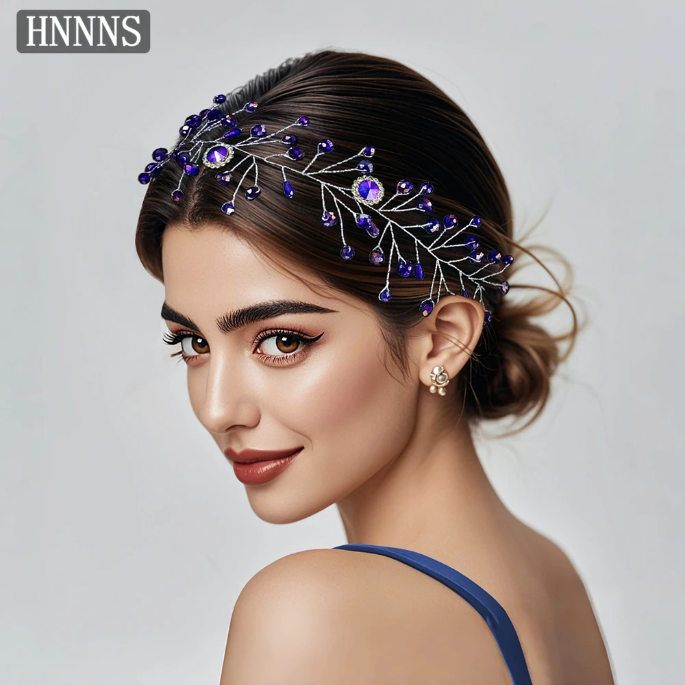 HNNNS Simple Bridal Hair Vine Blue Rhinestone Headband Elegant Jewelry Headdress Hair Hoop Versatile Hair Accessories A273
HNNNS Simple Bridal Hair Vine Blue Rhinestone Headband Elegant Jewelry Headdress Hair Hoop Versatile Hair Accessories A273