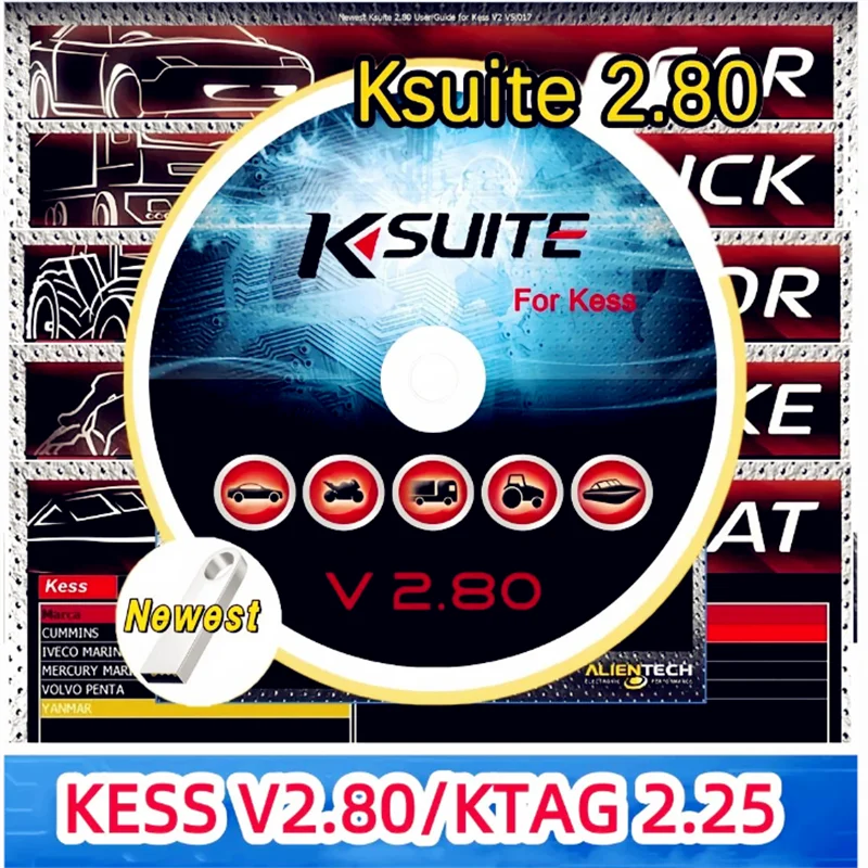 Newest KESS Ksuite 2.80 K-tag 2.25 for KESS V2 – RSA Error Fix, Unlock Tool for Car Truck Bike Tractor EU Online Version
Newest KESS Ksuite 2.80 K-tag 2.25 for KESS V2 – RSA Error Fix, Unlock Tool for Car Truck Bike Tractor EU Online Version