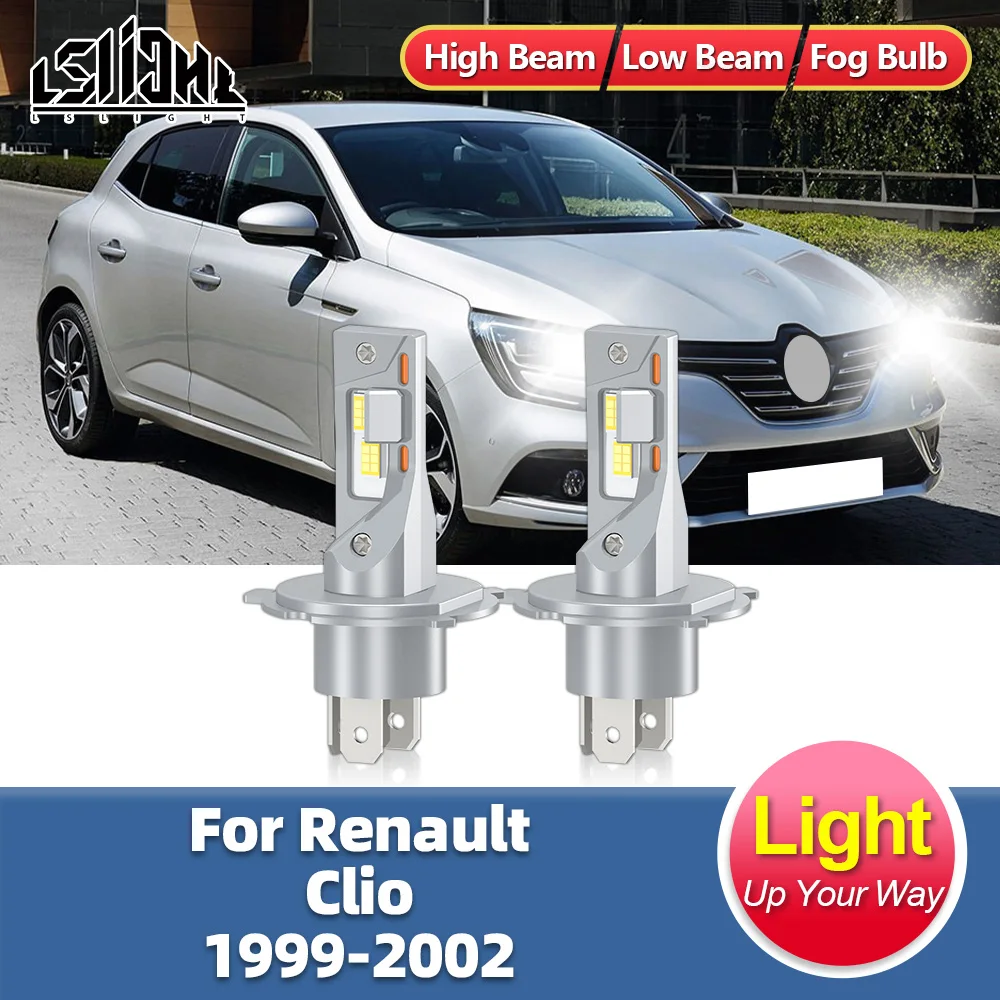 2x LED Bulbs For Renault Clio 1999 2000 2001 2002 Car Front Headlight Bulbs 30000LM Hi/Lo Beam Headlamps 12V Auto Accessories
2x LED Bulbs For Renault Clio 1999 2000 2001 2002 Car Front Headlight Bulbs 30000LM Hi/Lo Beam Headlamps 12V Auto Accessories