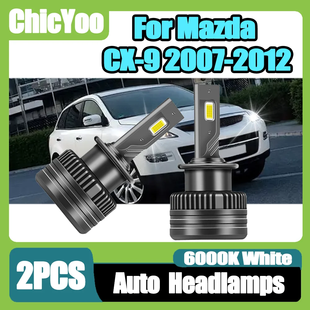 2PCS 30000LM 120W LED Car Lights 6000K White HID Xenon Headlight Auto Lamp 12V 24V For Mazda CX-9 2007 2008 2009 2010 2011 2012
2PCS 30000LM 120W LED Car Lights 6000K White HID Xenon Headlight Auto Lamp 12V 24V For Mazda CX-9 2007 2008 2009 2010 2011 2012