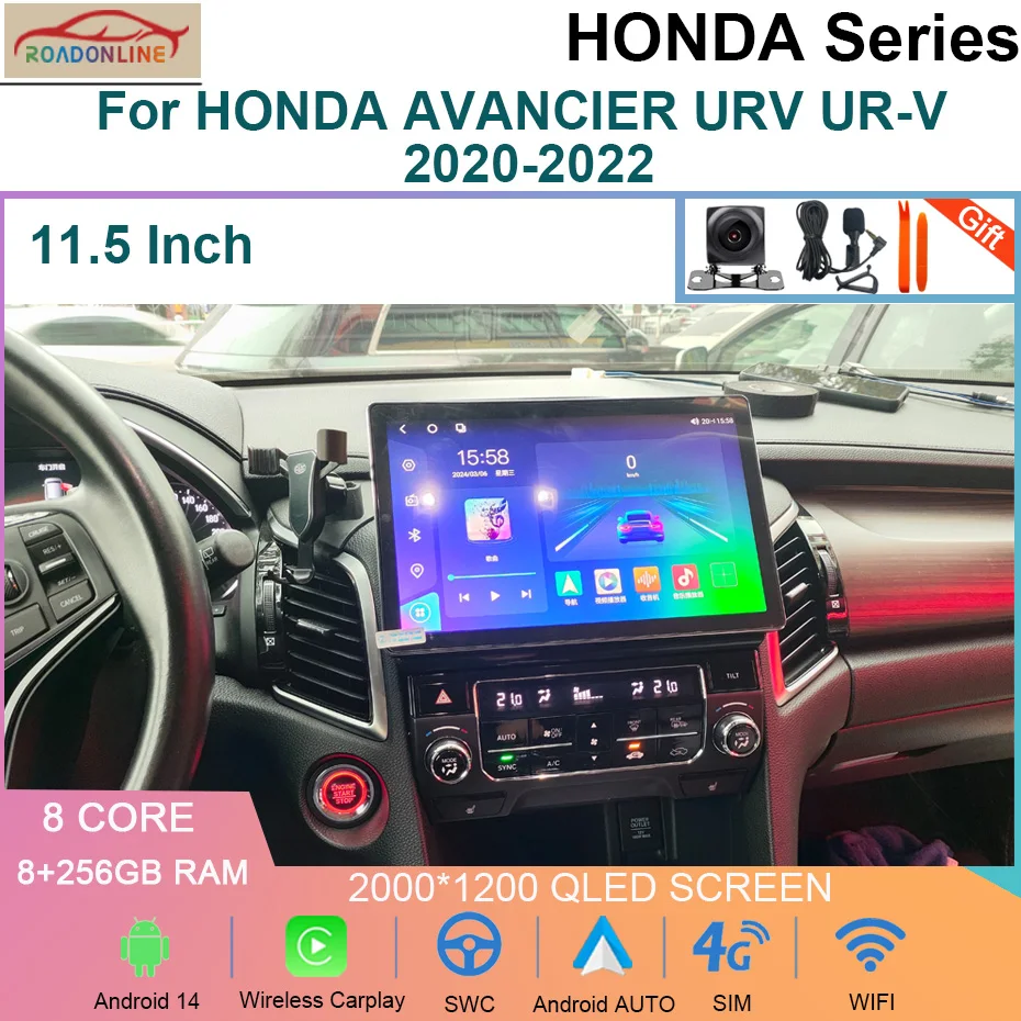 8+256GB Android 14 Car Radio For HONDA AVANCIER URV UR-V 2020-2022 Multimedia Video Navigation Stereo Carplay WIFI 4G
8+256GB Android 14 Car Radio For HONDA AVANCIER URV UR-V 2020-2022 Multimedia Video Navigation Stereo Carplay WIFI 4G