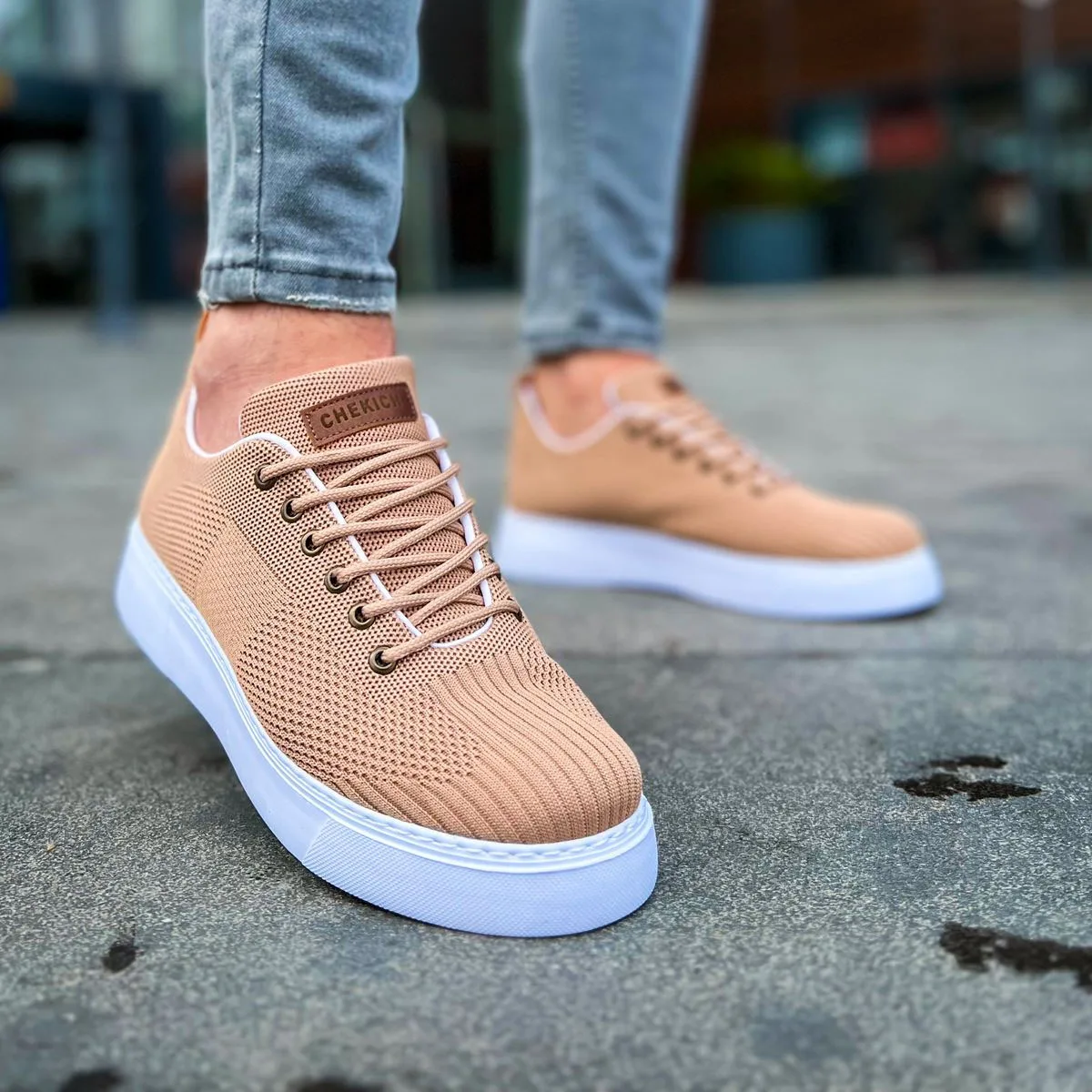 CHEKICH Original Brand Tan 2024 Men's Sports Shoes High-soled Elastic band Crew, Daily Sneakers CH413
CHEKICH Original Brand Tan 2024 Men's Sports Shoes High-soled Elastic band Crew, Daily Sneakers CH413