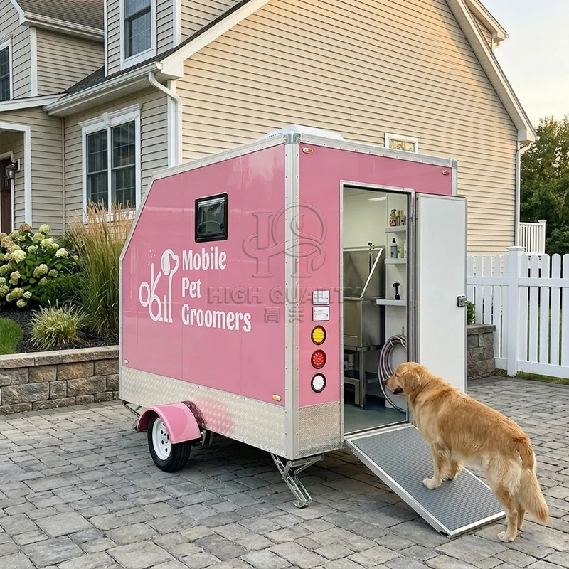 New Mobile Dog Grooming Trailer Pet Salon Van Truck Dog Wash Station Self Service Cart Fully Equipped for Sale
New Mobile Dog Grooming Trailer Pet Salon Van Truck Dog Wash Station Self Service Cart Fully Equipped for Sale