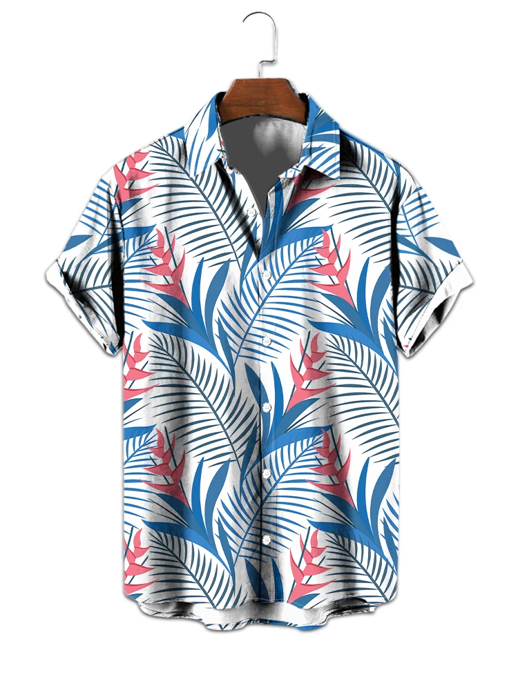 Hawaiian Beach Leisure Party Men's Shirt Summer Green Plant 3D Digital Printing Large Size Men's Lapel Short Sleeve Shirt
Hawaiian Beach Leisure Party Men's Shirt Summer Green Plant 3D Digital Printing Large Size Men's Lapel Short Sleeve Shirt