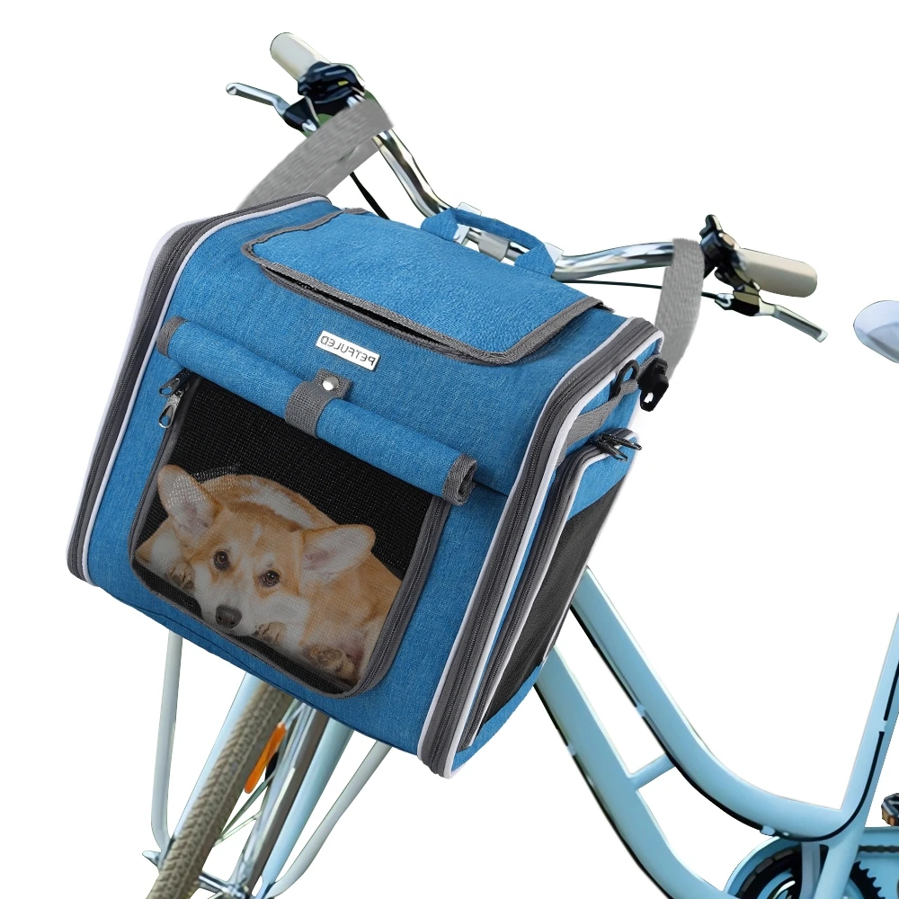 Expandable Soft Sided Pet Carrier Backpack for Dog Or Cat Bike Basket Foldable 4 Open Doors Access Foldable Dog Bike Carrier
Expandable Soft Sided Pet Carrier Backpack for Dog Or Cat Bike Basket Foldable 4 Open Doors Access Foldable Dog Bike Carrier