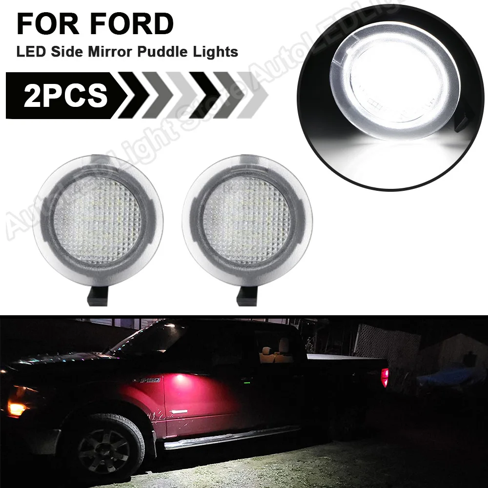 For Ford Mondeo MK5 Galaxy F-150 Fusion S-Max Explorer Flex Ranger Ecosport Edge 2PCS White LED Side Mirror Puddle Lamps
For Ford Mondeo MK5 Galaxy F-150 Fusion S-Max Explorer Flex Ranger Ecosport Edge 2PCS White LED Side Mirror Puddle Lamps