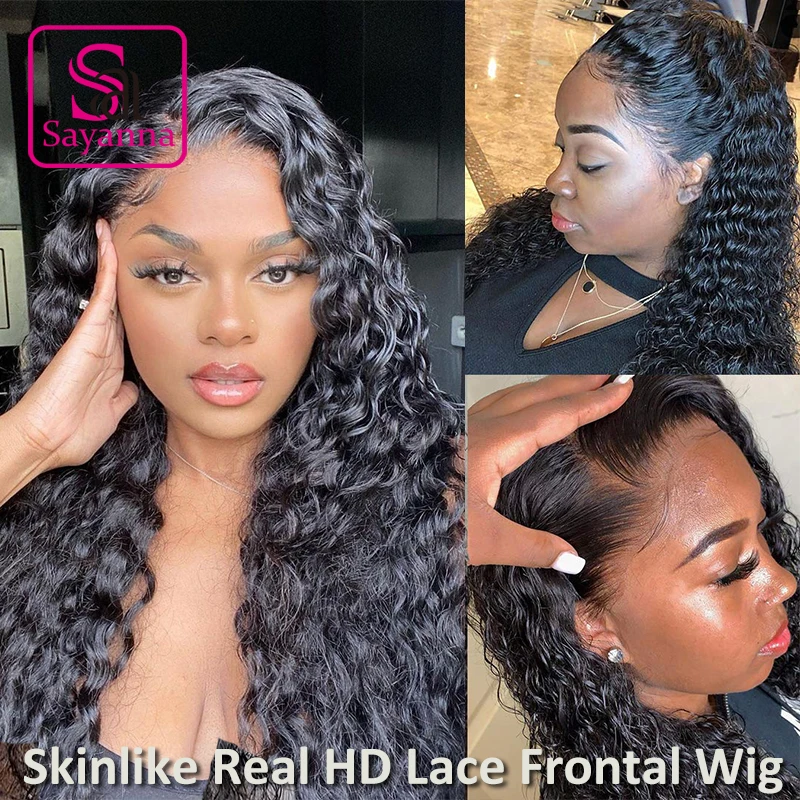 180% Water Wave 13x4 HD Lace Frontal Wig Human Hair Deep Curly 5X5 HD Lace Closure Wig Pre Plucked Melt Skins Lace Front Wigs
180% Water Wave 13x4 HD Lace Frontal Wig Human Hair Deep Curly 5X5 HD Lace Closure Wig Pre Plucked Melt Skins Lace Front Wigs