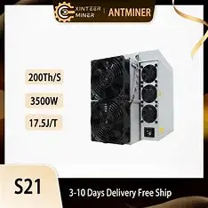 AK BUY 4 GET 2 FREE Bitmain Antminer S21 200T 3500W Bitcoin ASIC Miner Ready Stock
AK BUY 4 GET 2 FREE Bitmain Antminer S21 200T 3500W Bitcoin ASIC Miner Ready Stock