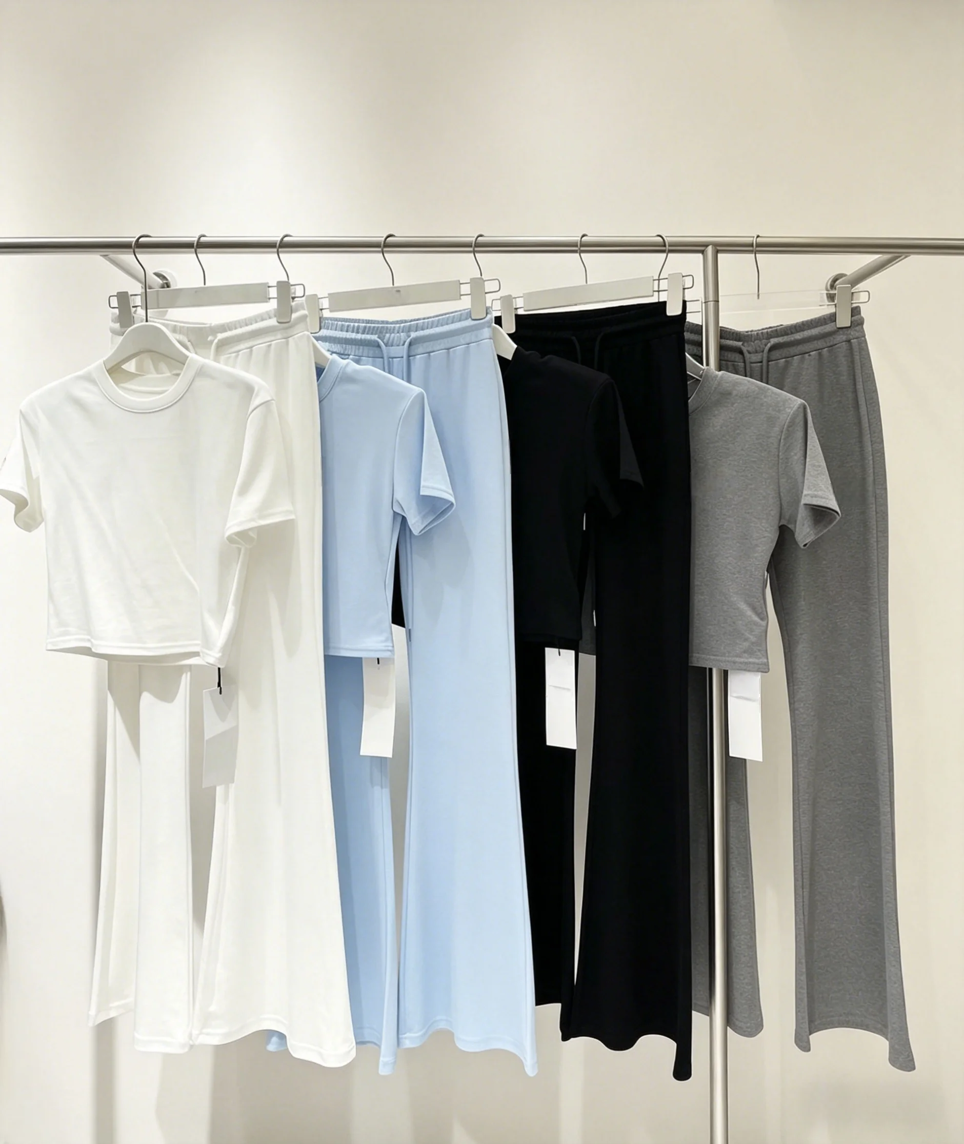 2026 New Ladies Cropped Top Flare Pants Set Size M L Slim Fit Multi Color Short Sleeve Casual TracksuitCode 064
2026 New Ladies Cropped Top Flare Pants Set Size M L Slim Fit Multi Color Short Sleeve Casual TracksuitCode 064
