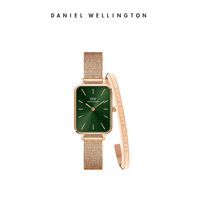 Daniel Wellington Quadro 20X26mm Watch Rose Gold Emerald Green Dial with Classic Bracelet Small Large 2Pcs Set Women Luxury Gift
Daniel Wellington Quadro 20X26mm Watch Rose Gold Emerald Green Dial with Classic Bracelet Small Large 2Pcs Set Women Luxury Gift