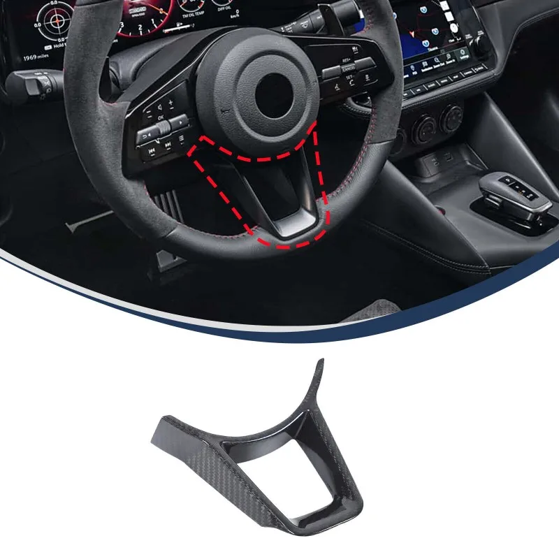 For Nissan Z RZ34 400Z 2023-2025 Dry Carbon Fiber Car Steering Wheel Bottom U Shape Trim Decorative Cover Accessories
For Nissan Z RZ34 400Z 2023-2025 Dry Carbon Fiber Car Steering Wheel Bottom U Shape Trim Decorative Cover Accessories