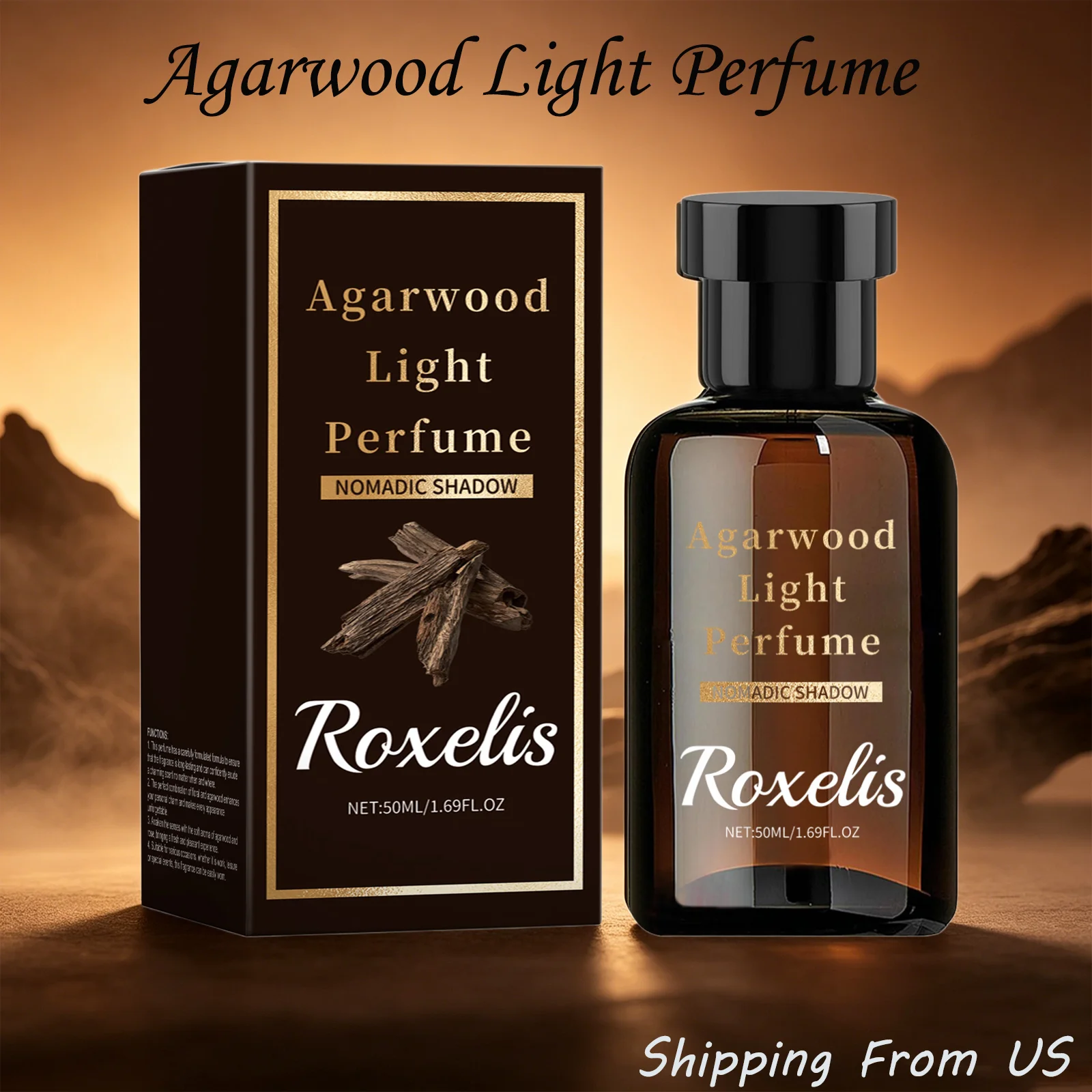 Roxelis 50mL Agarwood Light Perfume Woody Fragrance Long-Lasting Fragrance Enhance Charm Suitable For Various Occasions Woody Perfume
Roxelis 50mL Agarwood Light Perfume Woody Fragrance Long-Lasting Fragrance Enhance Charm Suitable For Various Occasions Woody Perfume