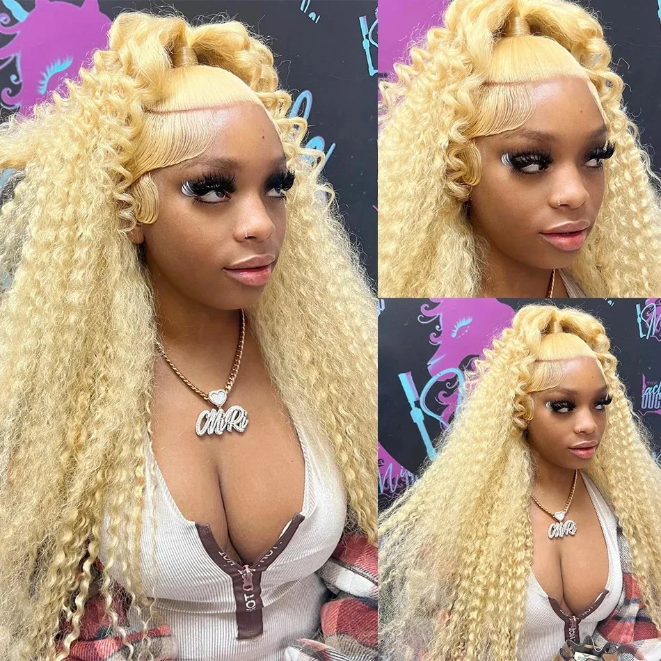 250 Density 613 Blonde Deep Wave 13x6 Lace Front Wigs Human Hair 40 Inch Curly 13x4 Lace Frontal Wig Brazilian For Black Women
250 Density 613 Blonde Deep Wave 13x6 Lace Front Wigs Human Hair 40 Inch Curly 13x4 Lace Frontal Wig Brazilian For Black Women