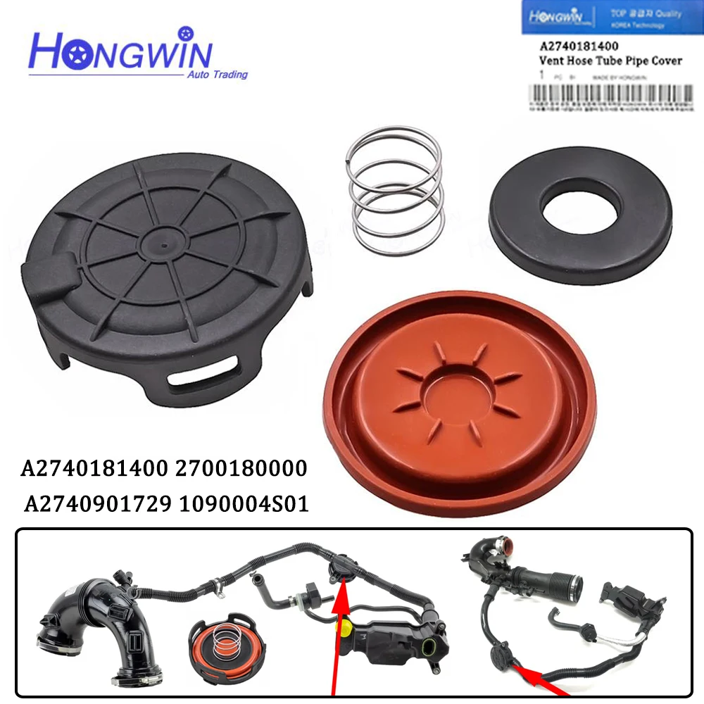 1/5PCS A2740181400 2700180000 A2740901729 A2740180521 Vent Hose Tube Pipe Valve Cover For Mercedes-Benz M274 M270 2.0 L
1/5PCS A2740181400 2700180000 A2740901729 A2740180521 Vent Hose Tube Pipe Valve Cover For Mercedes-Benz M274 M270 2.0 L