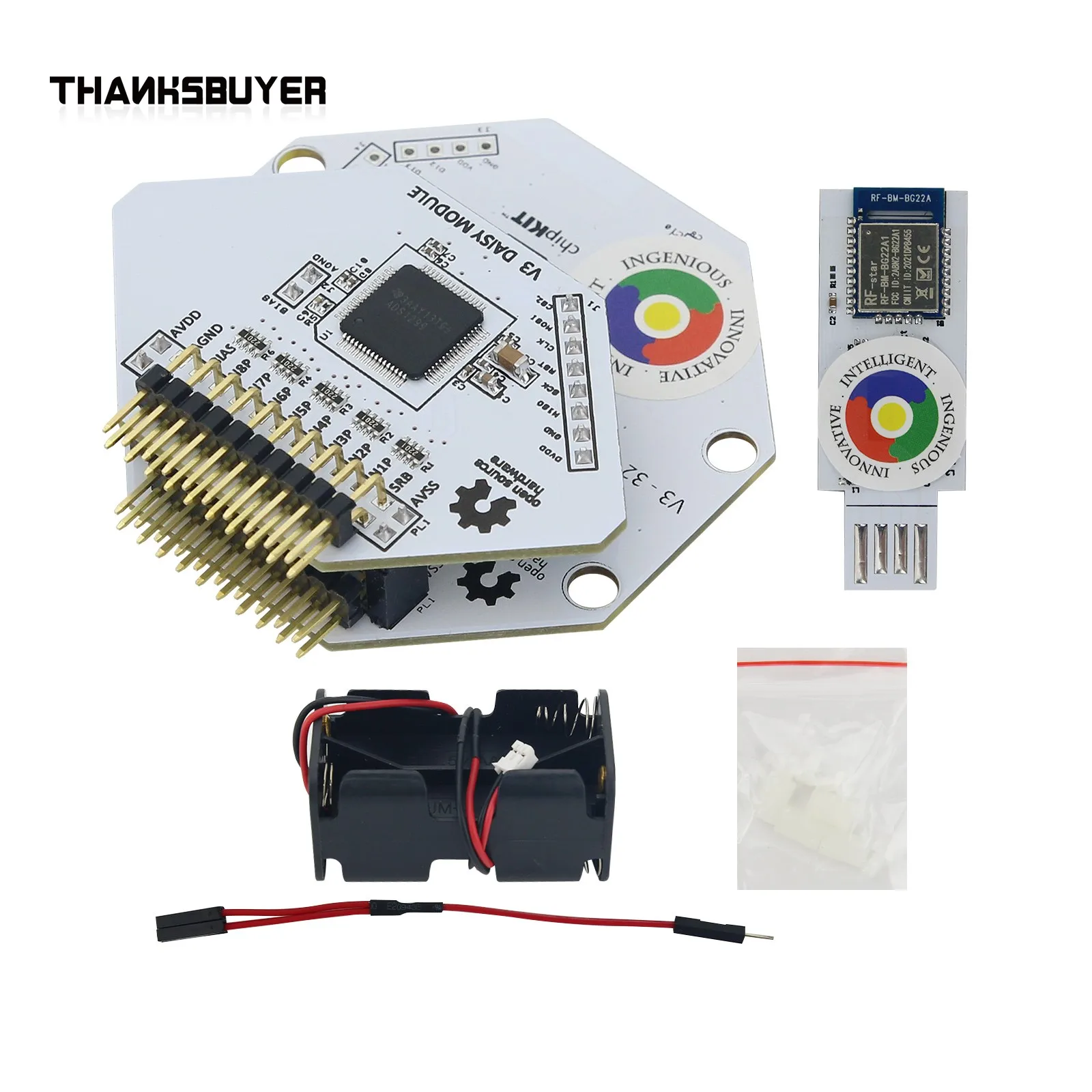 8-Channel 16-Channel Bluetooth/Wifi EEG Acquisition Module, Open Source Design, Compatible with OpenBCI V3 Protocol & IDE
8-Channel 16-Channel Bluetooth/Wifi EEG Acquisition Module, Open Source Design, Compatible with OpenBCI V3 Protocol & IDE
