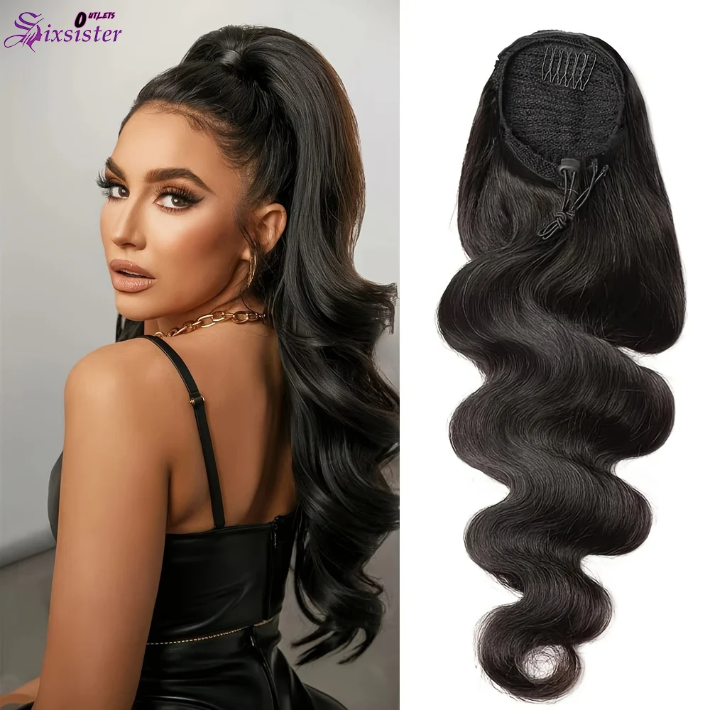 Накладной хвост-шиньон Body Wave с завязками, кудрявый, волнистый, на клипсе, натуральный черный, 100 г
Накладной хвост-шиньон Body Wave с завязками, кудрявый, волнистый, на клипсе, натуральный черный, 100 г