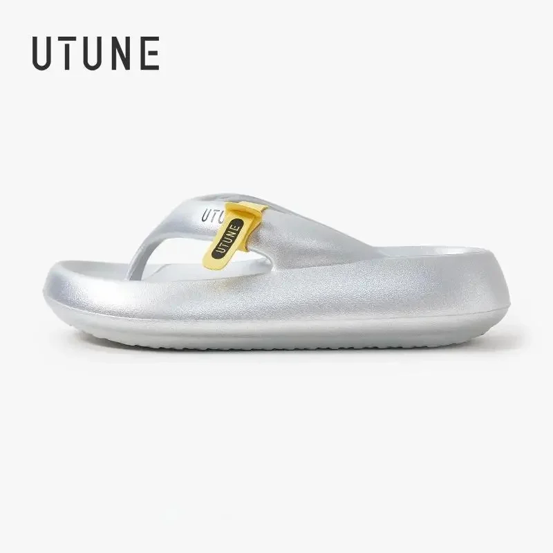 Женские шлепанцы UTUNE на толстой подошве — летние сандалии на платформе с поддержкой свода стопы, нескользящие удобные легкие пляжные тапочки 
Женские шлепанцы UTUNE на толстой подошве — летние сандалии на платформе с поддержкой свода стопы, нескользящие удобные легкие пляжные тапочки