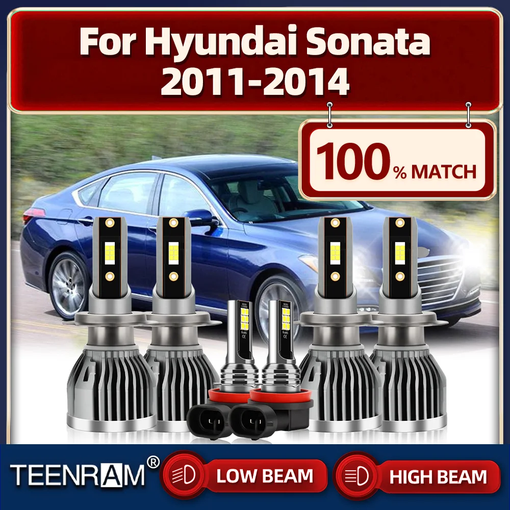 60000LM Car LED Headlights Bulbs 6000K White Turbo Auto Lights 12V 24V Fog Lamps For Hyundai Sonata 2011 2012 2013 2014
60000LM Car LED Headlights Bulbs 6000K White Turbo Auto Lights 12V 24V Fog Lamps For Hyundai Sonata 2011 2012 2013 2014