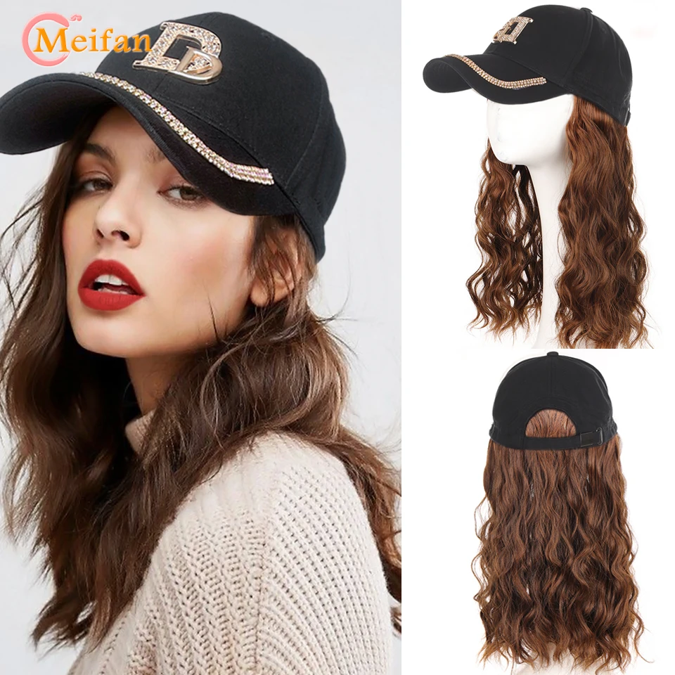 MEIFAN Synthetic Fluffy Wave Curly Natural Hair with Hat Baseball Cap Naturally Connect Adjustable Trucker Hat Wig
MEIFAN Synthetic Fluffy Wave Curly Natural Hair with Hat Baseball Cap Naturally Connect Adjustable Trucker Hat Wig