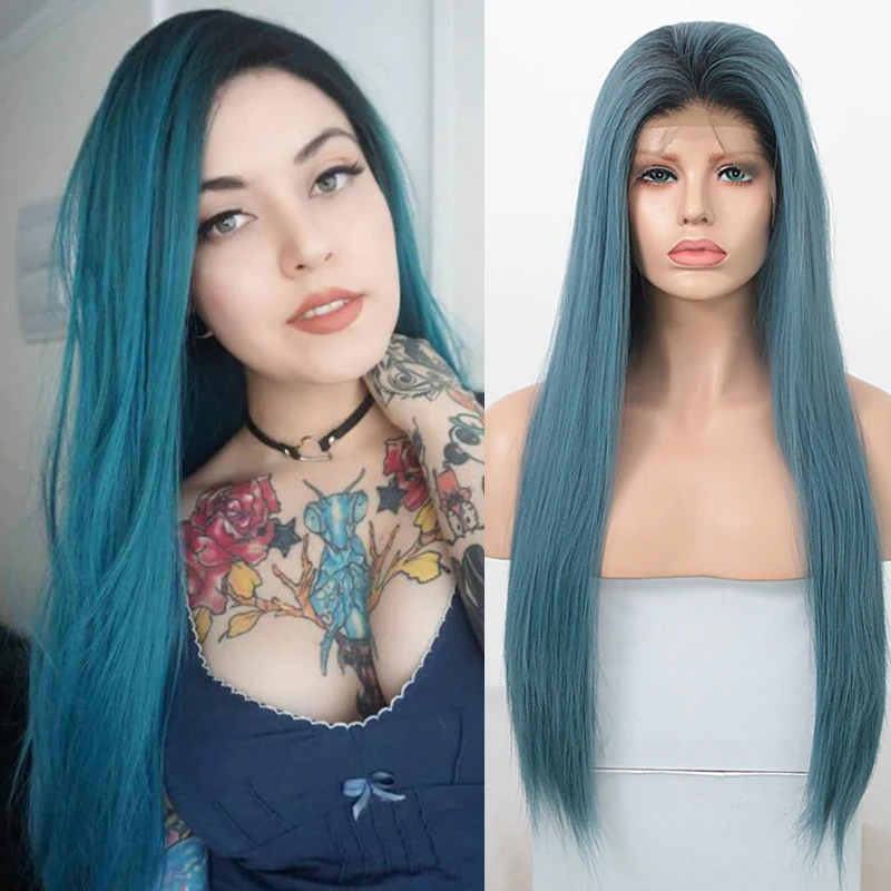 Webster Synthetic Lace Front Wig Cosplay Colored Blue Lace Wigs Straight Lace Front Frontal Wigs With Baby Hair Wigs For Women
Webster Synthetic Lace Front Wig Cosplay Colored Blue Lace Wigs Straight Lace Front Frontal Wigs With Baby Hair Wigs For Women