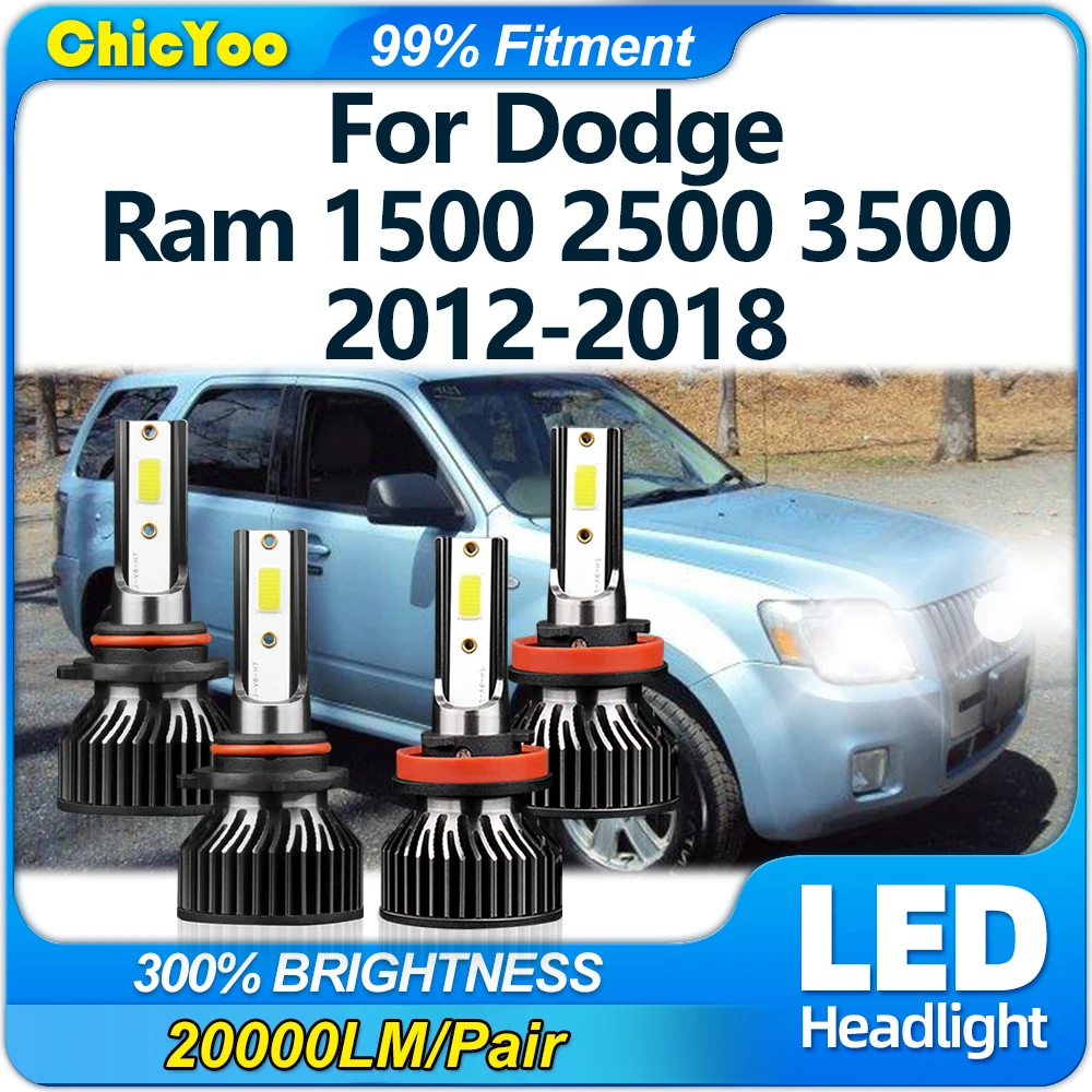 240W LED Headlight 40000LM Super Bright Auto Lights Bulbs 12V Car Headlamp For Dodge Ram 1500 2500 3500 2012-2015 2016 2017 2018
240W LED Headlight 40000LM Super Bright Auto Lights Bulbs 12V Car Headlamp For Dodge Ram 1500 2500 3500 2012-2015 2016 2017 2018