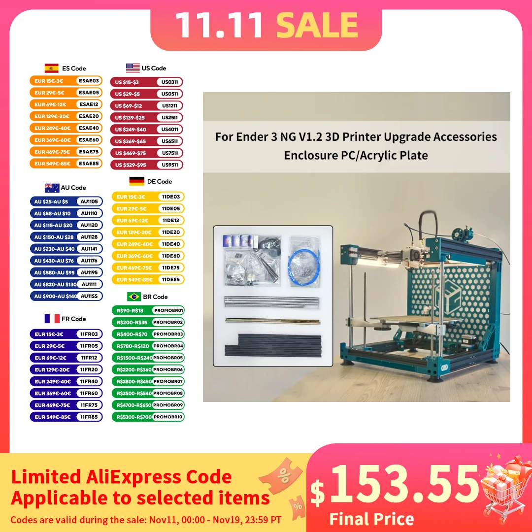 FYSETC E3NG V1.2S – Core XY Upgrade Kit For Creality Ender 3 – High quality 3D Printer Parts
FYSETC E3NG V1.2S – Core XY Upgrade Kit For Creality Ender 3 – High quality 3D Printer Parts