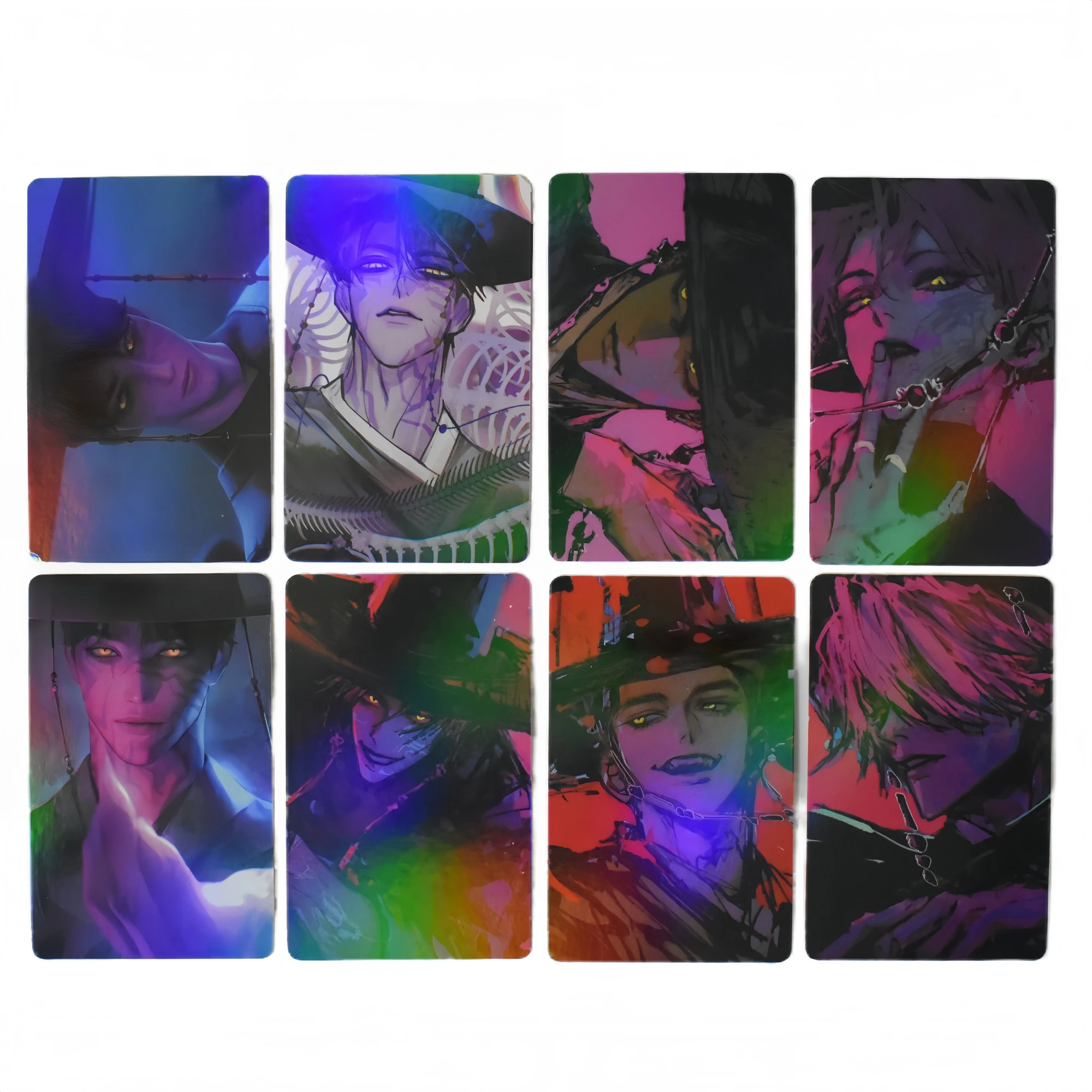 New K-POP Demon Hunters 50 Laser card double-sided card Cards K-POP Witch Hunt Cartoon Series Accessories LOMO Small Cards
New K-POP Demon Hunters 50 Laser card double-sided card Cards K-POP Witch Hunt Cartoon Series Accessories LOMO Small Cards