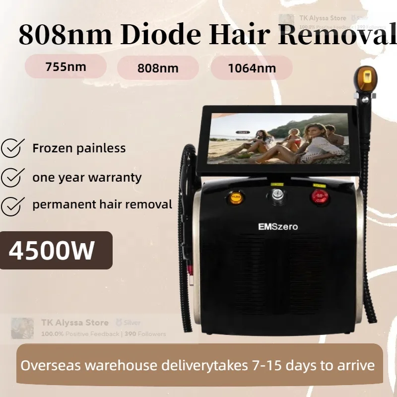 4500W 3 Wavelength Diode Laser 755/808/1064nm 2-in-1 Picosecond Hair Tattoo Removal Machine For Beauty Salon.
4500W 3 Wavelength Diode Laser 755/808/1064nm 2-in-1 Picosecond Hair Tattoo Removal Machine For Beauty Salon.