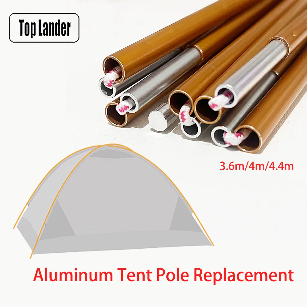 (2pcs/pair) Camping Tent Pole Aluminum Replacement Fittings 3.6m 4m 4.4m Outdoor Tent Rod Camping Repair Accessories
(2pcs/pair) Camping Tent Pole Aluminum Replacement Fittings 3.6m 4m 4.4m Outdoor Tent Rod Camping Repair Accessories
