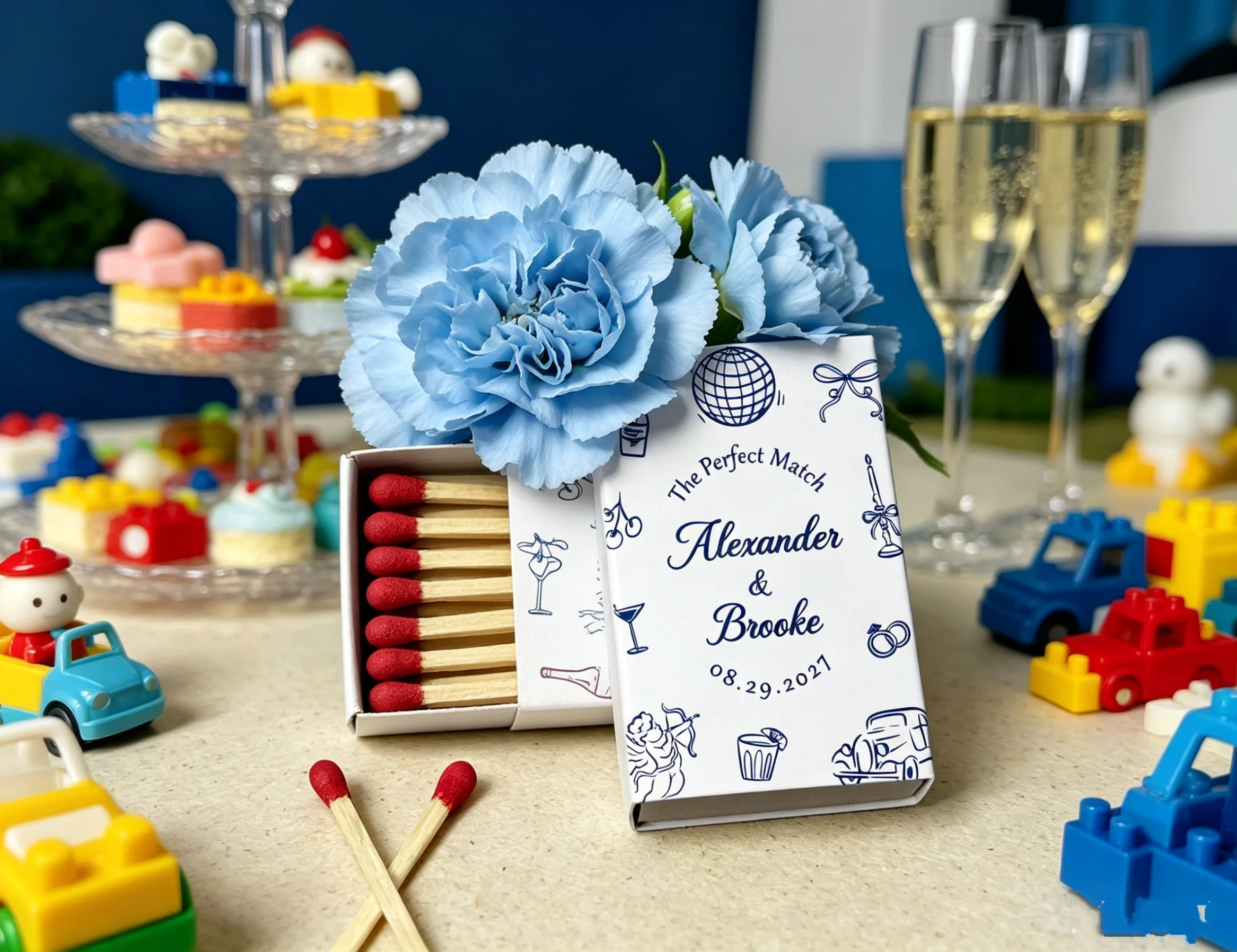 The Perfect Match Disco Wedding Matchboxes, Custom Bridal Shower Favors, Bulk Party Matchbook Gifts for Wedding Guests
The Perfect Match Disco Wedding Matchboxes, Custom Bridal Shower Favors, Bulk Party Matchbook Gifts for Wedding Guests