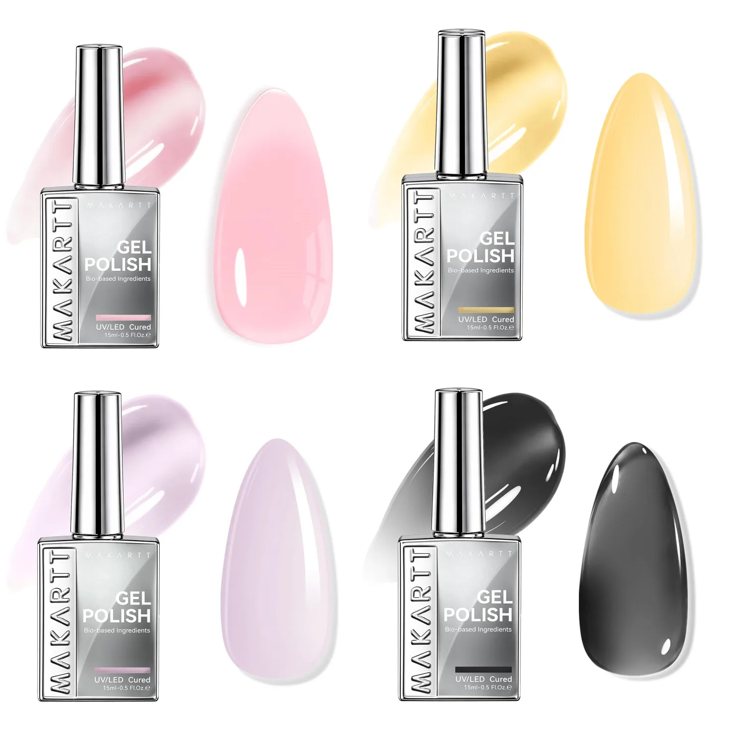 Makartt Hema Free Gel Nail Polish 15ml - Butter Yellow, High Gloss, Soak Off UV LED Nail Art Manicure DIY Home Salon Gift
Makartt Hema Free Gel Nail Polish 15ml - Butter Yellow, High Gloss, Soak Off UV LED Nail Art Manicure DIY Home Salon Gift