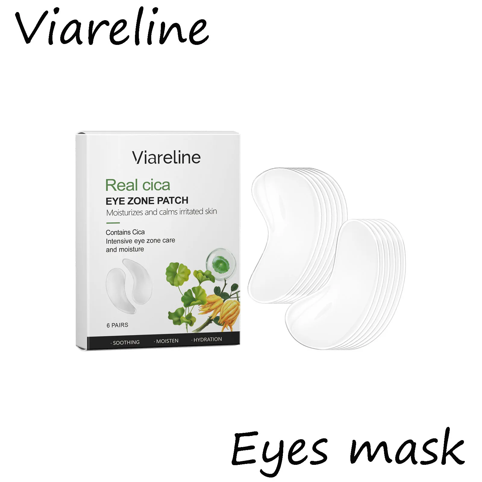 Viareline Centella Eye Mask Deeply Moisturizing Remove Wrinkles Improve Skin Texture Tightening Lifting Soothing Eye Care Mask
Viareline Centella Eye Mask Deeply Moisturizing Remove Wrinkles Improve Skin Texture Tightening Lifting Soothing Eye Care Mask