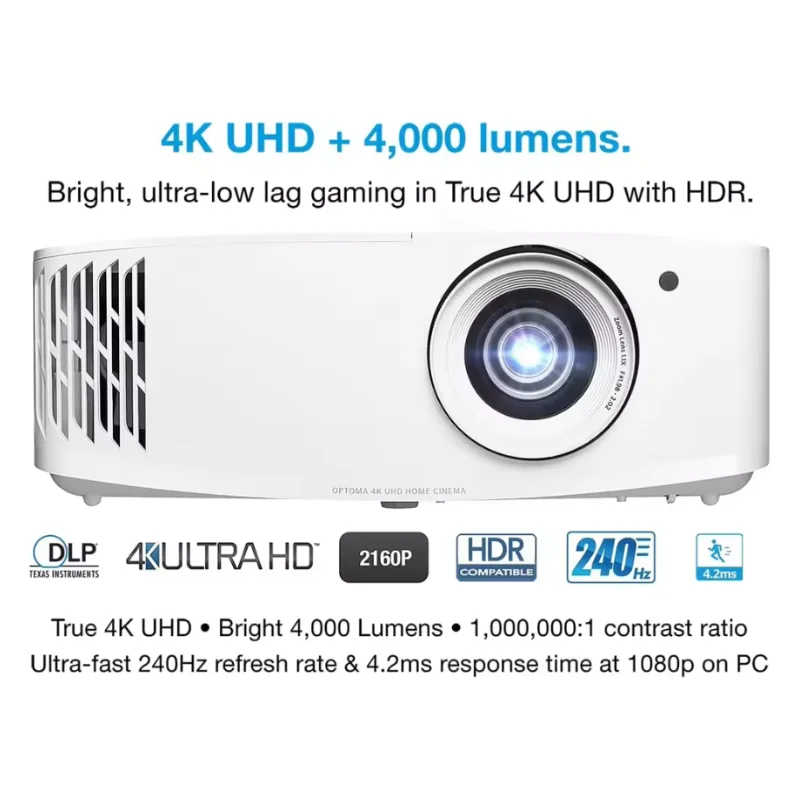 XMSJ Optoma UHD30 Умный проектор 4K UHD с 16 мс, 240 Гц, светодиодная лампа, 2 ГБ ОЗУ, Android 11, работающая система, батарея опционально
XMSJ Optoma UHD30 Умный проектор 4K UHD с 16 мс, 240 Гц, светодиодная лампа, 2 ГБ ОЗУ, Android 11, работающая система, батарея опционально