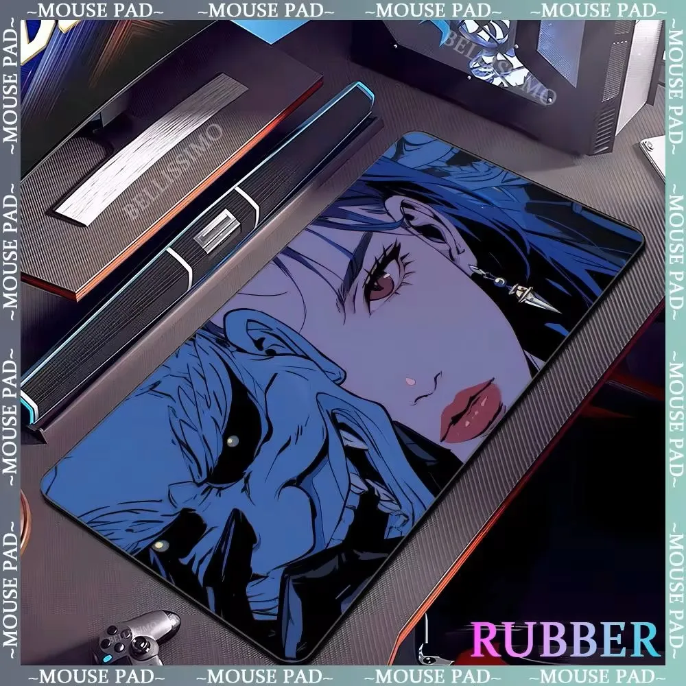 Super large computer mouse pad game player anime cool girl game XXL mouse pads blue ghost mask lock edge 1200 X 600 keyboard pad
Super large computer mouse pad game player anime cool girl game XXL mouse pads blue ghost mask lock edge 1200 X 600 keyboard pad