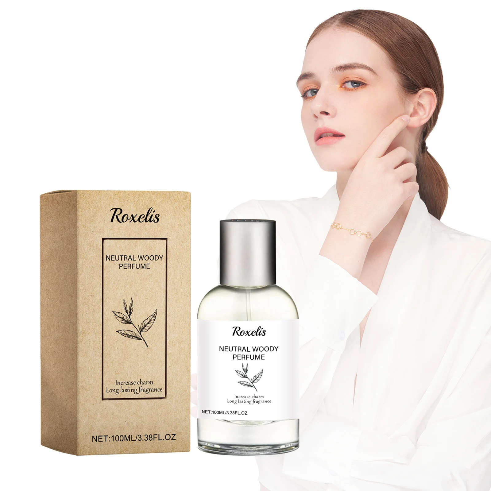 Roxelis 100ml Freshing Wooden Perfume Long Lasting Fragrance Mist Elegant Gentle Charming Flirting Pheromone Light Scent Perfume
Roxelis 100ml Freshing Wooden Perfume Long Lasting Fragrance Mist Elegant Gentle Charming Flirting Pheromone Light Scent Perfume