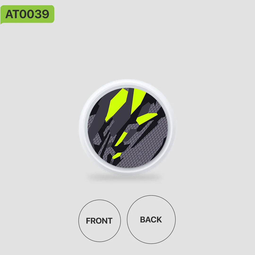 Индивидуальные виниловые наклейки для AirTag – для аксессуаров Apple, коллекция AT014 Creative от Nexa Skins
Индивидуальные виниловые наклейки для AirTag – для аксессуаров Apple, коллекция AT014 Creative от Nexa Skins